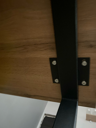 Деревянный стол Лота Лофт 140х80 дуб крафт табачный / черный матовый фото покупателя 573