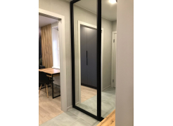 Письменный стол Леон Лофт дуб делано темный / черный матовый фото покупателя 193