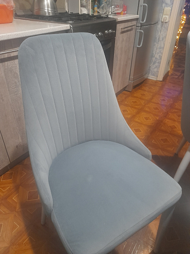 Стул на металлокаркасе Kora dark gray / black фото покупателя 446