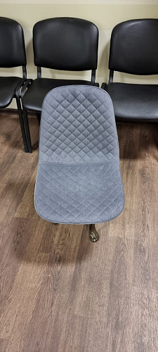 Стул на металлокаркасе Capri dark beige / white фото покупателя 19