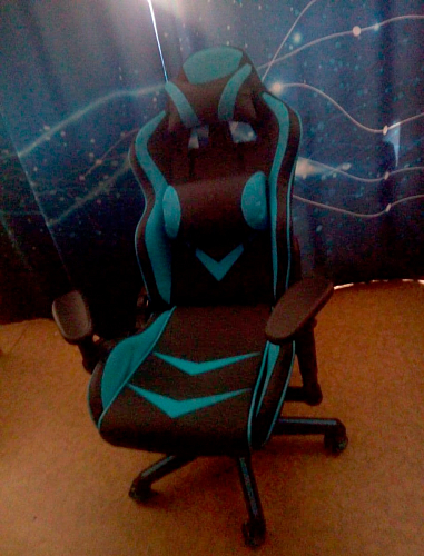 Компьютерное кресло Racer черное / бежевое фото покупателя 29