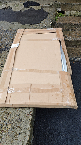 Письменный стол СПм-25 левый белый  - Уцененный экземпляр фото покупателя 65