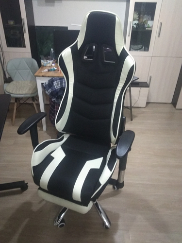 Компьютерное кресло Kano 1 cream / black фото покупателя 211