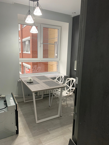 Деревянный стол Лота Лофт 120x75 дуб крафт табачный / черный матовый фото покупателя 302