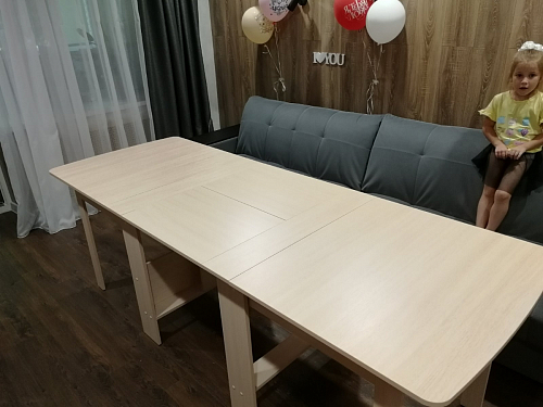 Стол обеденный раздвижной СтК7 венге фото покупателя 243