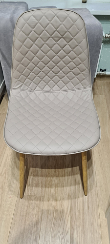 Стул на металлокаркасе Capri dark beige / white фото покупателя 73