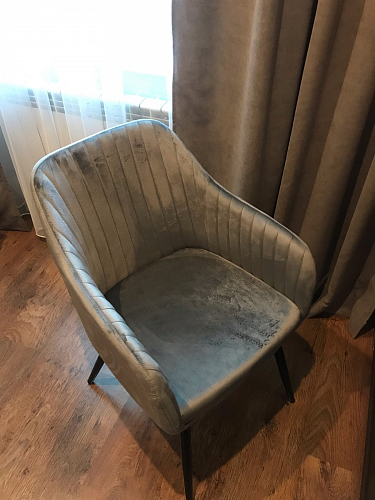 Стул на металлокаркасе Slam тёмно-серый фото покупателя 73