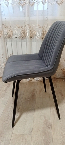 Стул на металлокаркасе Седа 360 К латте (velutto 08) / белый фото покупателя 294