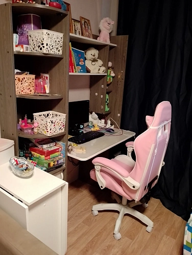 Компьютерное кресло Rodas pink / white фото покупателя 7