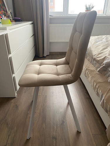 Стул на металлокаркасе Чилли черный / зеленый фото покупателя 1157