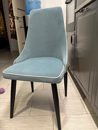 Стул на металлокаркасе Kora green / black фото покупателя 390