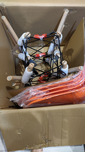 Стул Cindy Eames mod. 001 khaki / natural фото покупателя 175