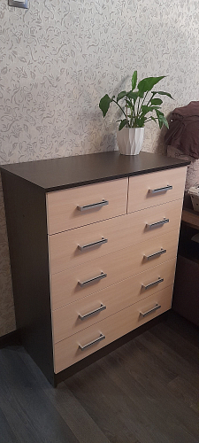 Комод Катрин 4 венге / дуб молочный фото покупателя 2