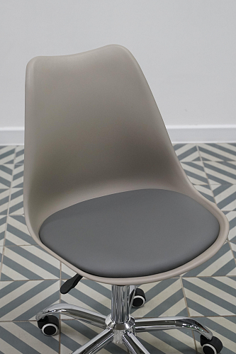 Компьютерное кресло Kolin cappuccino / chrome из шоурума 1