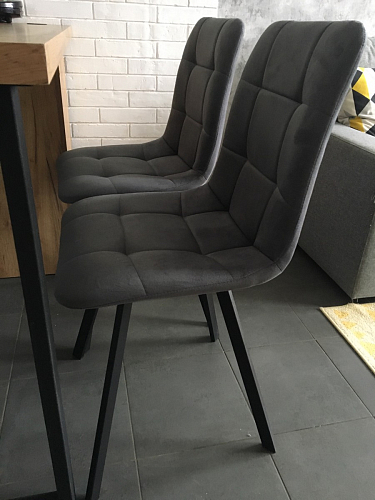 Стул на металлокаркасе Чилли бежевый / белый каркас фото покупателя 1000