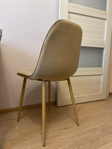 Стул на металлокаркасе Capri blue / white фото покупателя 40