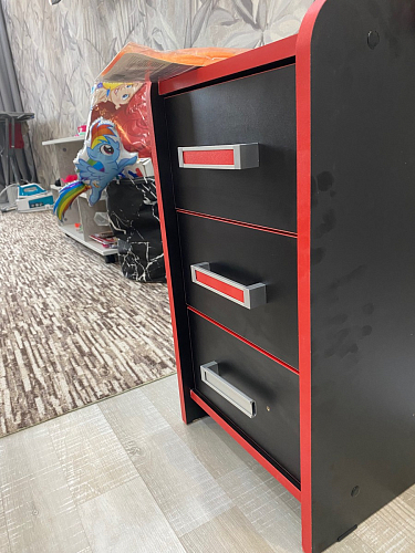 Тумба Ханна черная / красная - Уцененный экземпляр фото покупателя 102