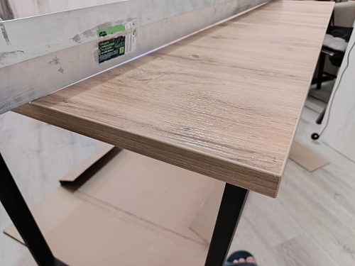 Деревянный стол Лота Лофт 140х80 черный матовый / бетон светлый фото покупателя 182