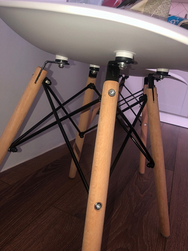 Стул Cindy Eames mod. 001 khaki / natural фото покупателя 409