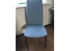 Стул на металлокаркасе Tod light blue / black фото покупателя 30