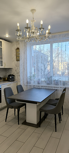 Стул на металлокаркасе Kora light purple / black фото покупателя 332