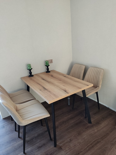 Стул на металлокаркасе Седа К кирпичный / черный фото покупателя 39