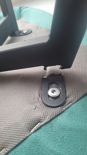 Стул на металлокаркасе Чилли К черный / зеленый фото покупателя 341