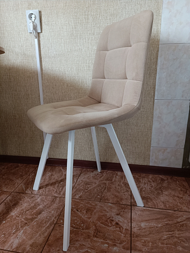 Комплект стульев Чилли 2 шт бежевый / черный фото покупателя 1208