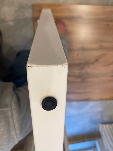 Деревянный стол Лота Лофт 120х75 белый матовый / дуб крафт золотой фото покупателя 396