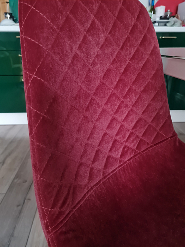 Стул на металлокаркасе Dabl wine red фото покупателя 90