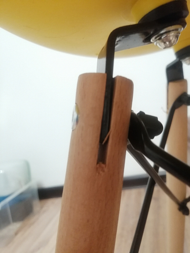 Пластиковый стул Eames PC-015 желтый фото покупателя 300