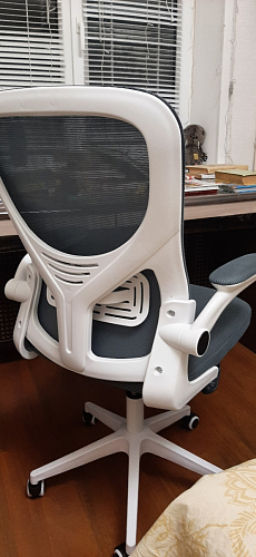 Компьютерное кресло Konfi light gray / blue / white фото покупателя 51