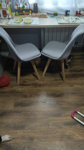 Стул Bonuss blue / wooden legs фото покупателя 23