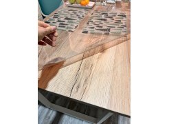 Деревянный стол Барон О 200 х 90 черная пленка шагрень / белый фото покупателя 71