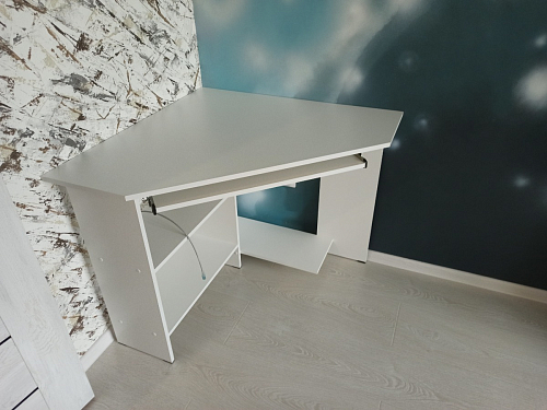 Компьютерный стол Джаз-29 дуб молочный фото покупателя 8