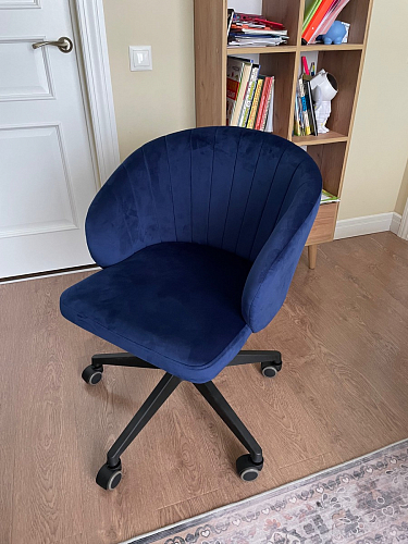 Компьютерное кресло Пард confetti silver серый / черный фото покупателя 131