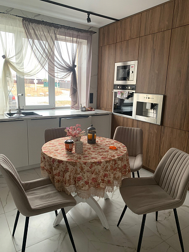 Стул на металлокаркасе Седа К латте / черный фото покупателя 272