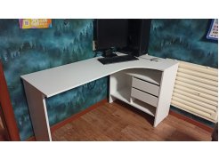 Письменный стол СПм-25 левый бетон фото покупателя 10