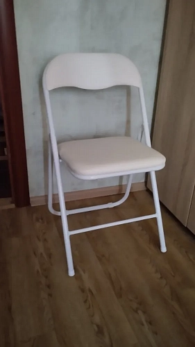 Стул на металлокаркасе Fold 1 складной white / white фото покупателя 9
