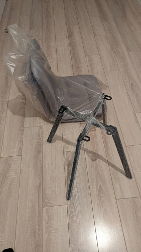 Стул на металлокаркасе Чилли бежевый / белый каркас фото покупателя 1117