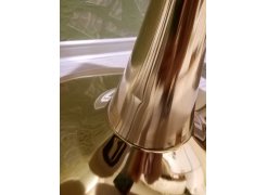 Деревянный стол Dorian 70x75 бежевый / золотой фото покупателя 25