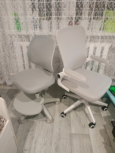 Компьютерное кресло Konfi dark gray / pink / white фото покупателя 108