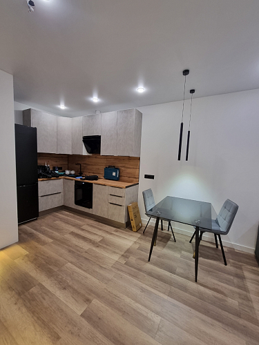 Стеклянный стол Smoke 120х80х75 clear gray / black фото покупателя 5