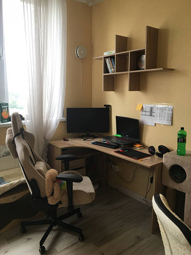 Письменный стол СПм-25 правый белый  - Уцененный экземпляр фото покупателя 35