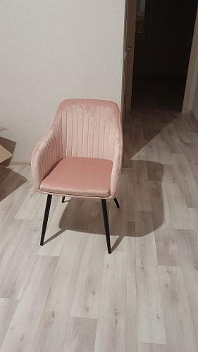 Стул на металлокаркасе Slam dark beige фото покупателя 22