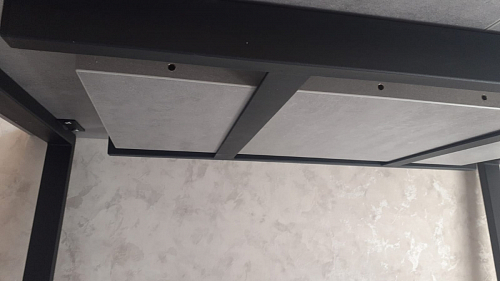 Деревянный стол Лота Лофт 140х80 черный матовый / бетон светлый фото покупателя 560