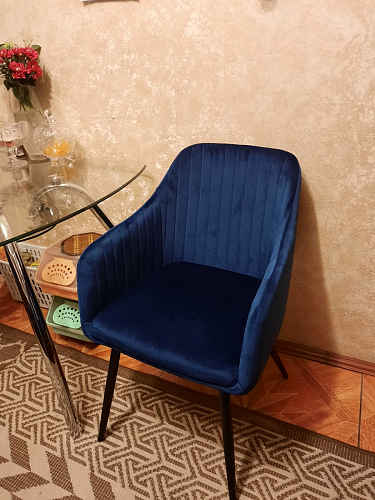 Стул на металлокаркасе Slam синий фото покупателя 88