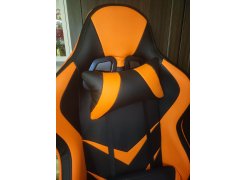 Компьютерное кресло Racer черное / голубое фото покупателя 71