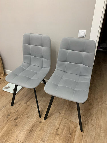 Стул на металлокаркасе Чилли зеленый / черный фото покупателя 1133