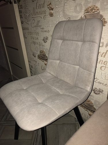 Стул на металлокаркасе Чилли К кирпичный / черный фото покупателя 379